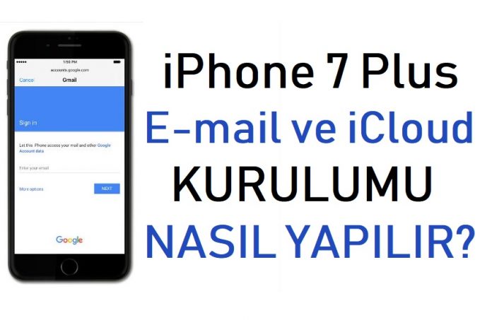 iPhone 7 Plus E-mail ve iCloud