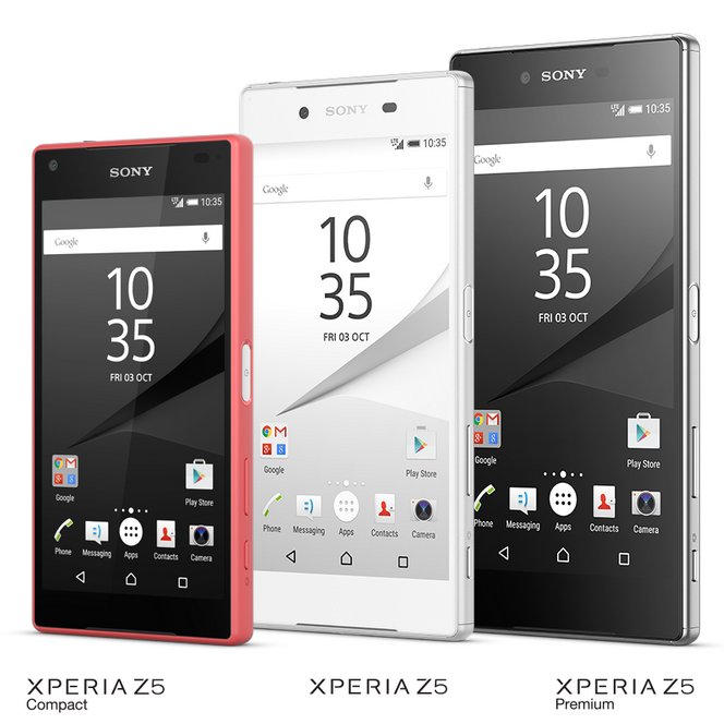 Sony Xperia Z5, Z5 Premium ve Z5 Compact’ın Fiyatları Netleşti!