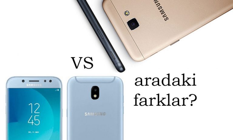 Samsung J5 Pro ve Samsung J5 Prime arasındaki farklar