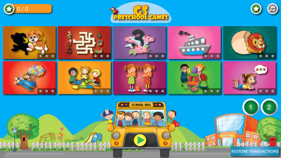 Okul öncesi oyunlar uygulaması indir (iOS, Windowsphone)