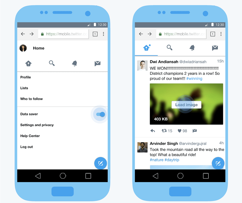 Android için Twitter Lite indir | %70 veri tasarrufu 3